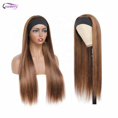 China Wholesale Raw Sellers Cranberry Headband Full Double Straight 360 Lace Cuticle Aligned Ombre Brazilian Virgin Hair Human Hair Wig for sale