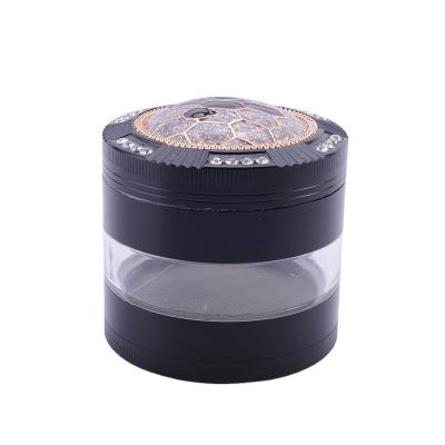 China With Regular And Logo Portable Metal Electroplate Herb Smoking Colorful Types Of Custom Grinder Accessories JL-583J for sale