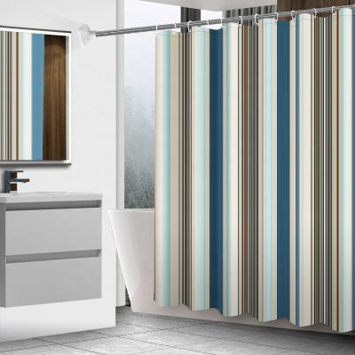 China Direct Selling Sustainable Spot Bathroom Supplies Thickened Rust Polyester Shower Curtain for sale