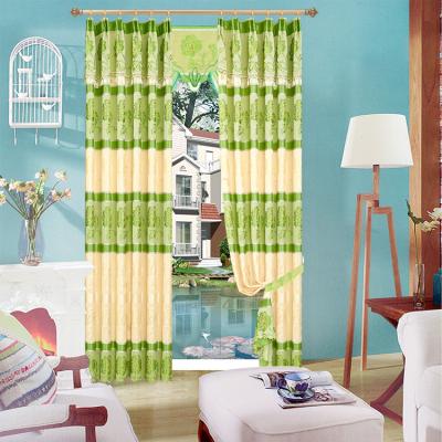 China New Design Insulated Flower Pattern Blackout Window Curtain Fabric Roll for sale