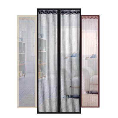 China Wholesale Sheer Double Door Curtain Lace Without Mosquito Net Curtain for sale