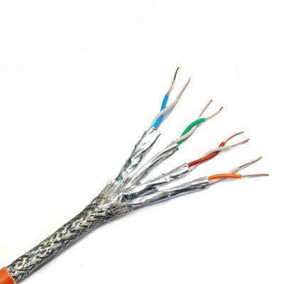 China High Speed ​​Networking 40G Dual 2000Mhz Shielded 22AWG 23AWG SSTP CAT 8 SFTP CAT8 CAT7E Ethernet Function Network Cable for sale