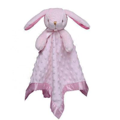 China Cute Gift Custom Plush DOUDOU Newborn Blanket For Baby Gifts Custom Logo Hug Unicorn Rabbit Soft Comforter Blanket for sale