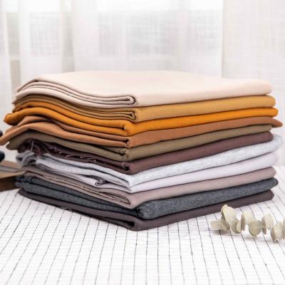 China Wholesale low moq viable large texture and 250gsm soft stretch 95 cotton 5 French terry lycra knit fabric for hoodies for sale