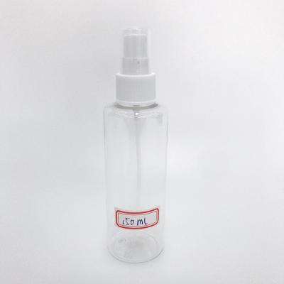 China Disinfectant Spray Bottle 150ml Clear Plastic Spray Bottle Easy To Carry Plastic Bottle for sale