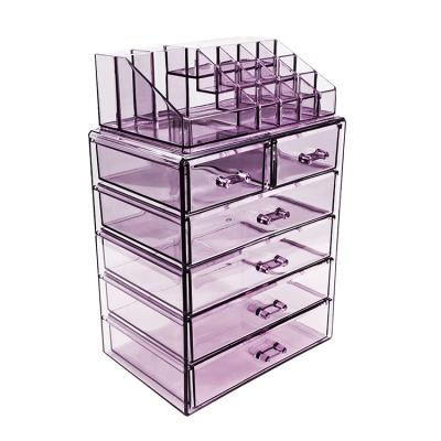 China Wholesale Drawer Factory Made Divisoria Acrylic Makeup 5 Tiers Viable Choice Fun Make Up Organizer for sale