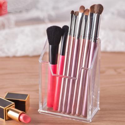 China Wholesale Makeup Cosmetic Display Case Fun Choice Fun Acrylic Make Up Brush Holder Organizer for sale