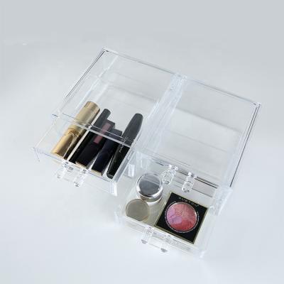 China Best Viable Clear Plastic Organizer Makeup Storage Drawers Makeup Drawers for sale