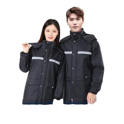 China Single-person Rainwear Manufacturer's off the shelf split raincoat rain pants suit adult reflective thickened rainstorm proof riding raincoat for sale