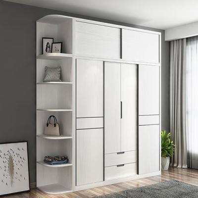 China Moon White 1.8m Garderobe Topkast Hoekkast Te koop