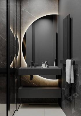 China Espejo Moderno Cabinet de Baño Montado en la Pared Espejo Inteligente Con Luz Led Para Baño Espejo Vanidad en venta