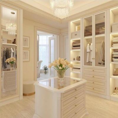 China Dormitorio Armario moderno Armario de madera Combinación de armarios para ropa en venta