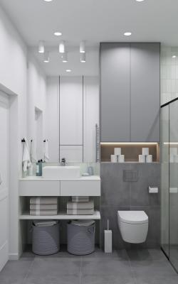 Cina Moderno design minimalista bagno galleggiante vanità per appartamento d'albergo in vendita