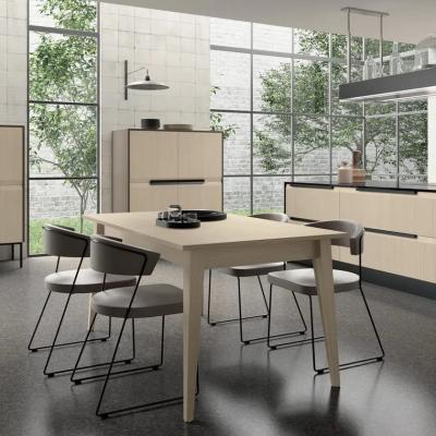 China Modern Modular Kitchen Cupboard European Style PET Waterproof Kitchen Cabinets for sale