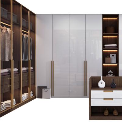 China Customized Wardrobe Furniture Bedroom Set Hotel Home Solid Wood Large Wardrobe for sale