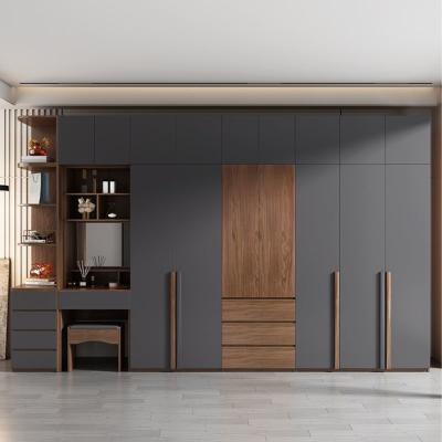 Китай Bedroom Furniture Modern Melamine Plywood Wardrobe Closet Storage Wardrobe with Mirrors продается