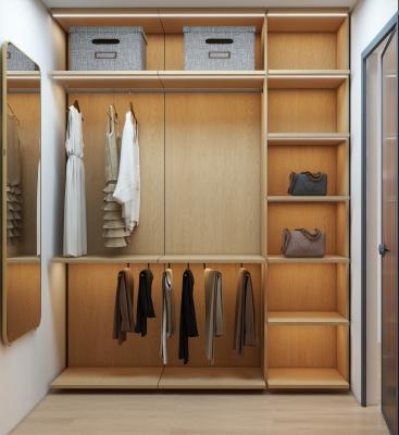 Cina Custom Closet Systems Modern Clothes Storage Cabinets Set Bedroom Furniture Organizer Wood Wardrobe Closet in vendita