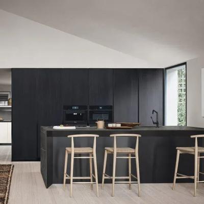 Chine Design minimaliste moderne petit complet meubles pour la maison sur mesure Armoires de mélamine Cuisine avec évier à vendre