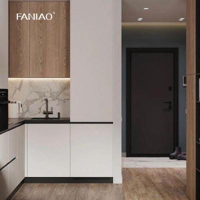 China Kostenlose L-Form Mini-Küchen Schränke für Hotelzimmer zu verkaufen