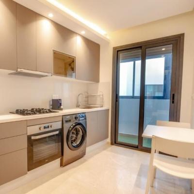 China Hotel Project Modern Kitchenette Compact Kitchen Units Mini Kitchen in Hotel Room for sale