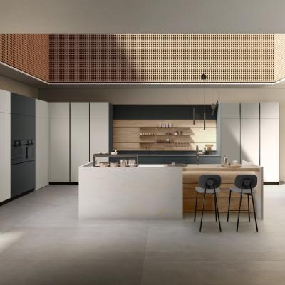 Китай Maximize Your Kitchen Space With Wood Veneer Kitchen Cabinet From Expert Maker продается