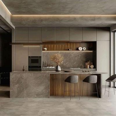 China Factory Price Complete Kitchen Cupboards Furniture Set Modern Custom Kitchen Cabinets Design for sale