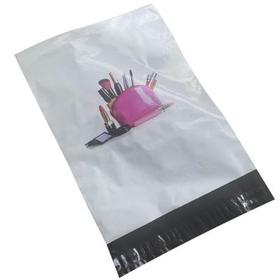 China shoes & custom apparel color printed poly envelopes courier White Self Sealing Color Poly Mailer Mailing Bag for sale