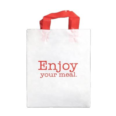 China Flexible Logo Plastic Plastic Clothing Shopping Bags Recyclable Bag for sale