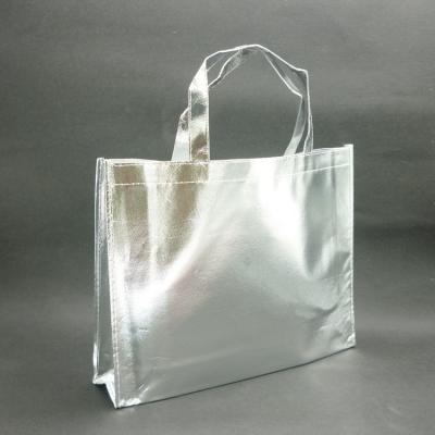 China Reusable / Folding / Eco-Friendly Guaranteed Hot Selling Metallic Nonwoven Packaging Bags Quality Eco Friendly Reusable Shopping for sale