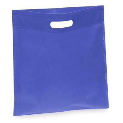 China Promotional Recycled Soft-loop Custom Logo D Cut Heat Sealed Nonwoven Bag For Shopping for sale