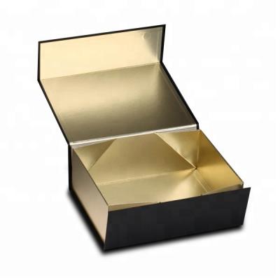 China Handmade Custom Magnet Folding Flat Pack Paper Box Luxury Magnetic Gift Box With Magnet Closure for sale