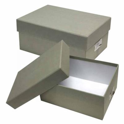 China Handmade Shoe Packaging Box Top And Bottom Packaging Box Gift Box With Lid for sale