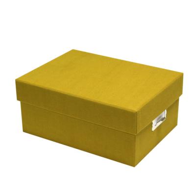 China Handmade Shoe Packaging Box Top And Bottom Packaging Box Gift Box With Lid for sale