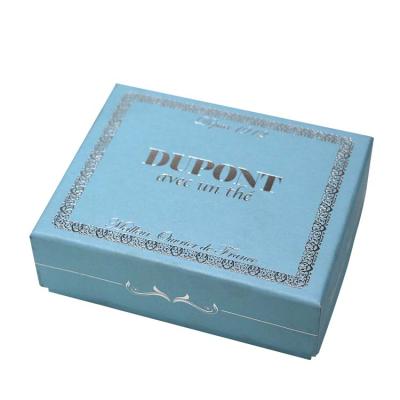 China Handmade Patch Packaging Box Top And Bottom Packaging Box Gift Box With Lid for sale