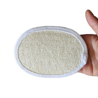 China All Natural Natural Loofah Bath Sponge Exfoliating Scrubber Gloves For Body Shower Loofah Scrubber for sale