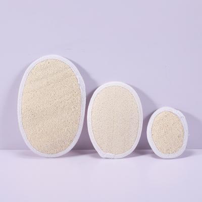 China All Natural 100% Natural Loofah Sponge Scrubber Customized Exfoliating Bath Spa Loofah Pads for sale