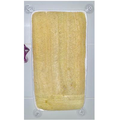 China EXFOLIATE 25x40cm Natural Exfoliator Loofah Sponge Pad for sale