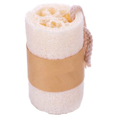 China Handheld Natural Loofah Bath Body Sponge and Oval Loofah Bath Scrubber for sale