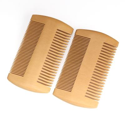 China Home No Static Pearwood Hair Comb Natural Wooden Beard Comb for sale