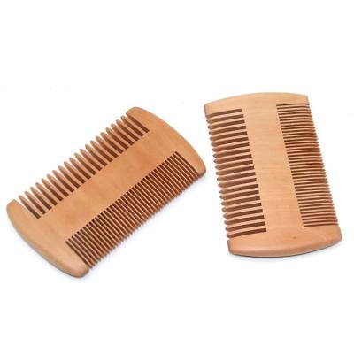 China Home Hot Selling Fine Coarse Teeth Anti Static Custom Small Wooden Mustaches Comb Men's Beard Pocket Comb for sale