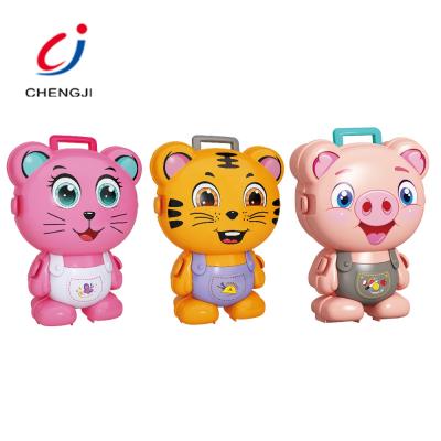 China Hot Selling 50% Discount Beauty Dress Up Plastic Suitcase, Princess Make Up Kits Toy For Girls CJ-1407805 for sale