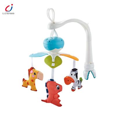 China Hot Selling Electric Musical Soft Animal Sleep Toy Hot Sale Bedside Bell Baby Crib Hanging Mobile for sale