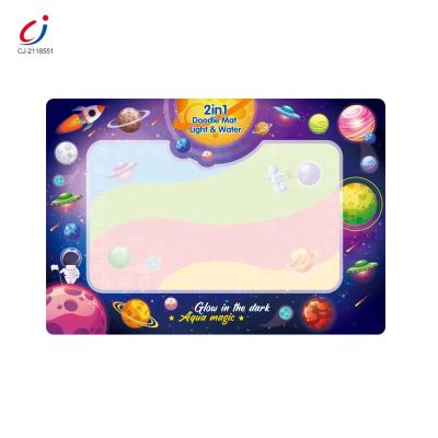 China Others 2 in 1 Kids Graffiti Toys Water Doodle Educational Diy Study Drawing Dark Glowing Mat for sale