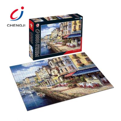 China DIY TOY OEM Design 1000 Pcs Jigsaw Puzzle , High Quality Custom Adults Jigsaw Puzzle for sale