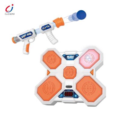 China Powerful Ball Electronic Soft Bullet Eva Game Toy Boys Shooting Target Game Toy Pneumatic Marking Gun for sale