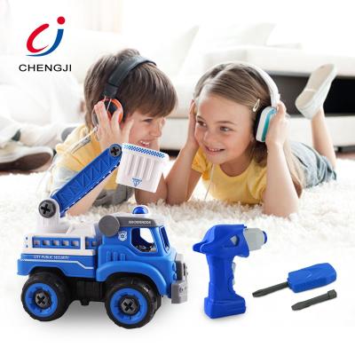 China Hot selling RC hobby vehicles remote control toy kids assembly diy rc trucks with lights for sale