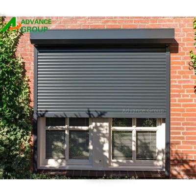 China Economic HOT SALE 2021 ADALUS08 European Standard Motorized Aluminum Roller Shutter For Shutters for sale