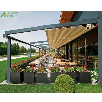 China Garden PVC Free Sail And Aluminum Frame Material Pergola for sale