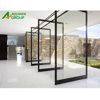 China Modern stable secuirty aluminum pivot glass door with good price for sale