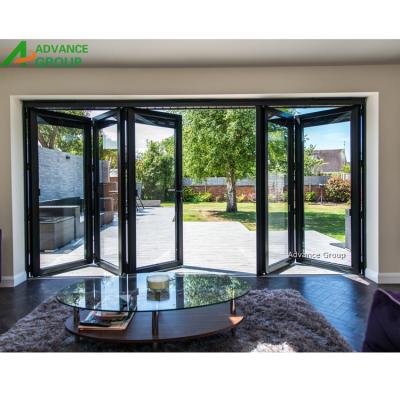 China Sale Price Modern Whole Bi Fold Screen Door Bi Fold Screen Door With Double Glazing for sale